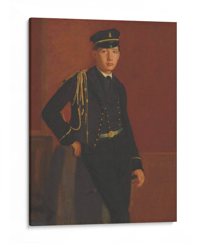 Achille de Gas en uniforme de cadete - Edgar Degas | Cuadro decorativo de Canvas Lab