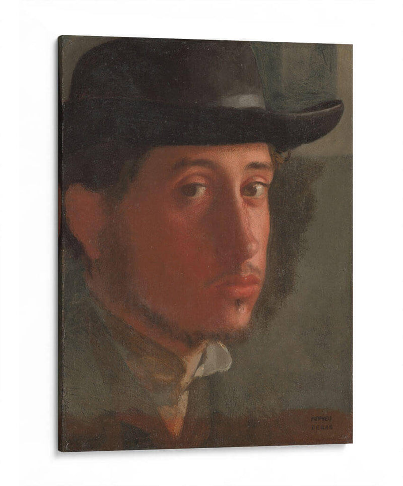 Autorretrato (1857-1858) - Edgar Degas | Cuadro decorativo de Canvas Lab