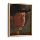 Autorretrato (1857-1858) - Edgar Degas | Cuadro decorativo de Canvas Lab