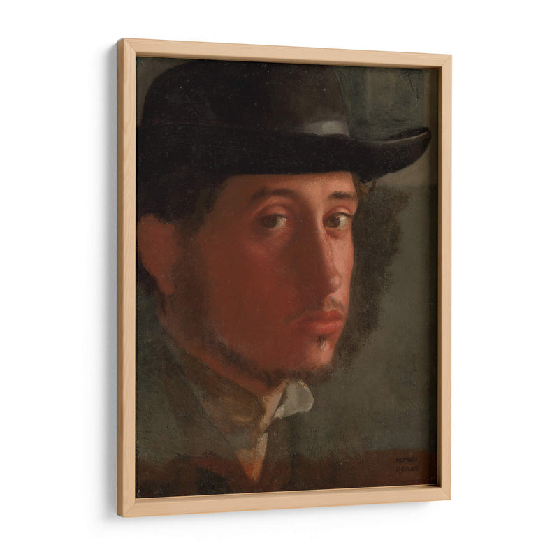 Autorretrato (1857-1858) - Edgar Degas | Cuadro decorativo de Canvas Lab