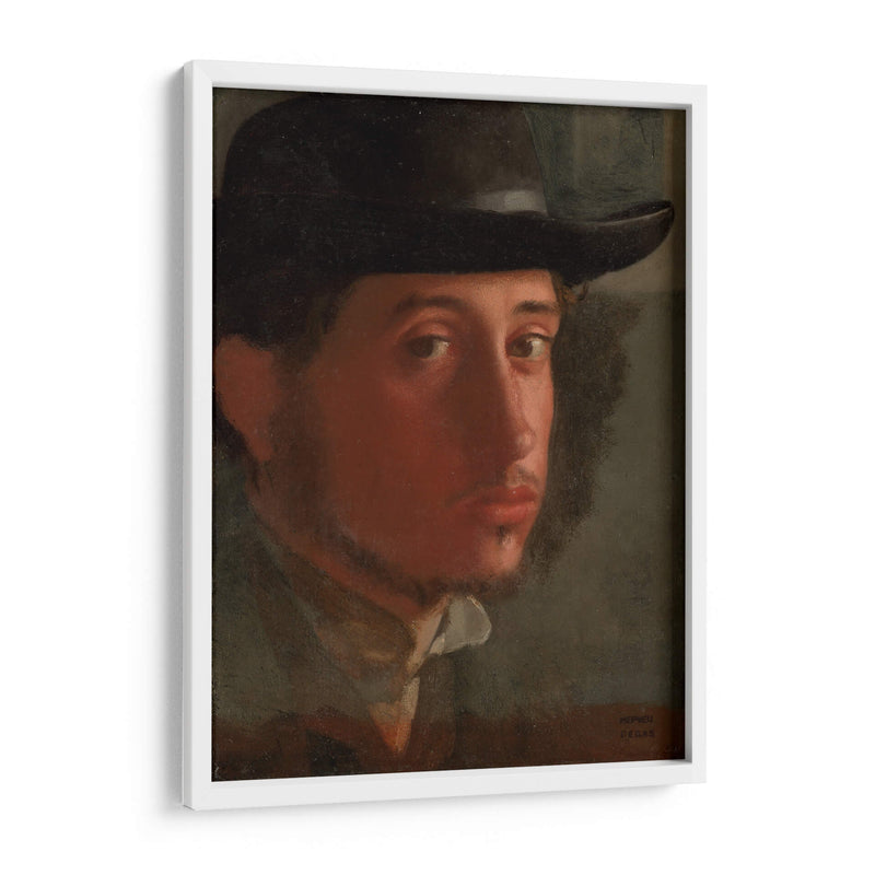 Autorretrato (1857-1858) - Edgar Degas | Cuadro decorativo de Canvas Lab