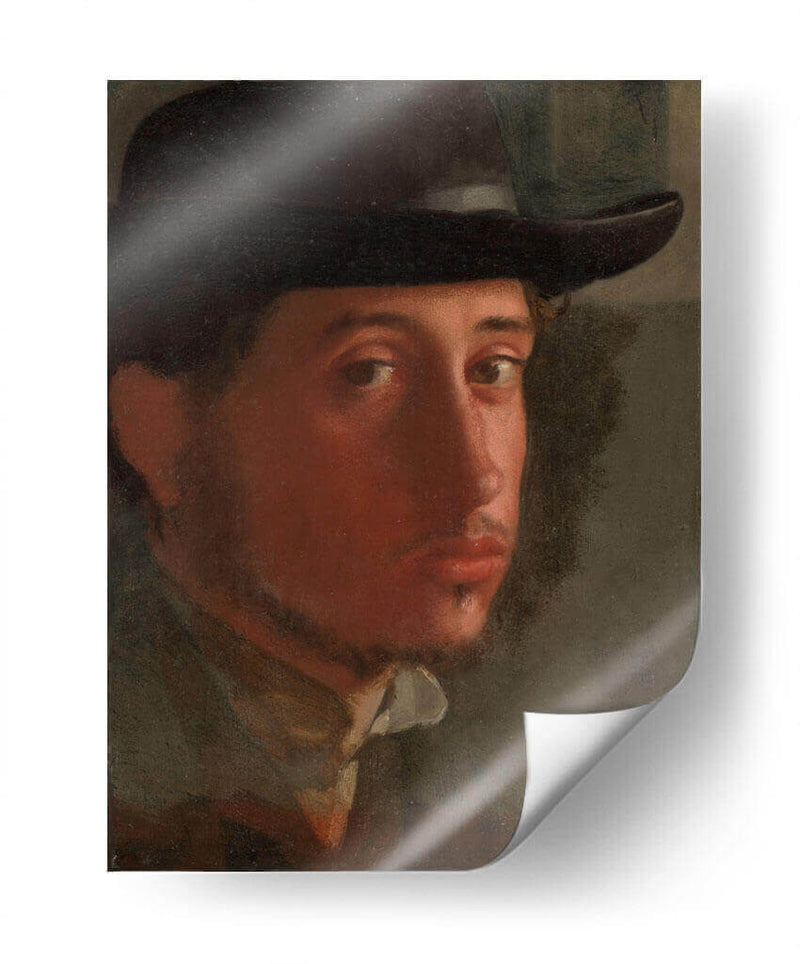 Autorretrato (1857-1858) - Edgar Degas | Cuadro decorativo de Canvas Lab
