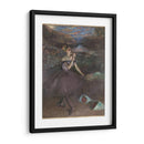 Bailarina con ramos de flores - Edgar Degas | Cuadro decorativo de Canvas Lab
