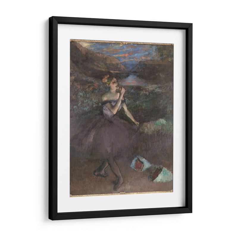 Bailarina con ramos de flores - Edgar Degas | Cuadro decorativo de Canvas Lab