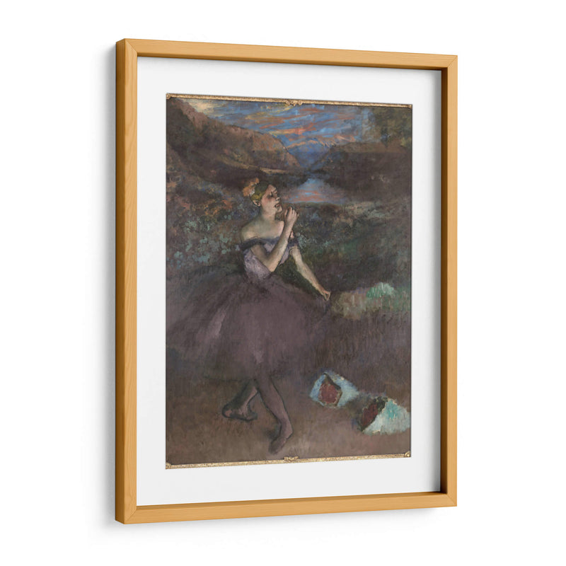 Bailarina con ramos de flores - Edgar Degas | Cuadro decorativo de Canvas Lab