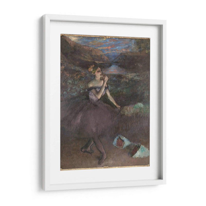 Bailarina con ramos de flores - Edgar Degas | Cuadro decorativo de Canvas Lab