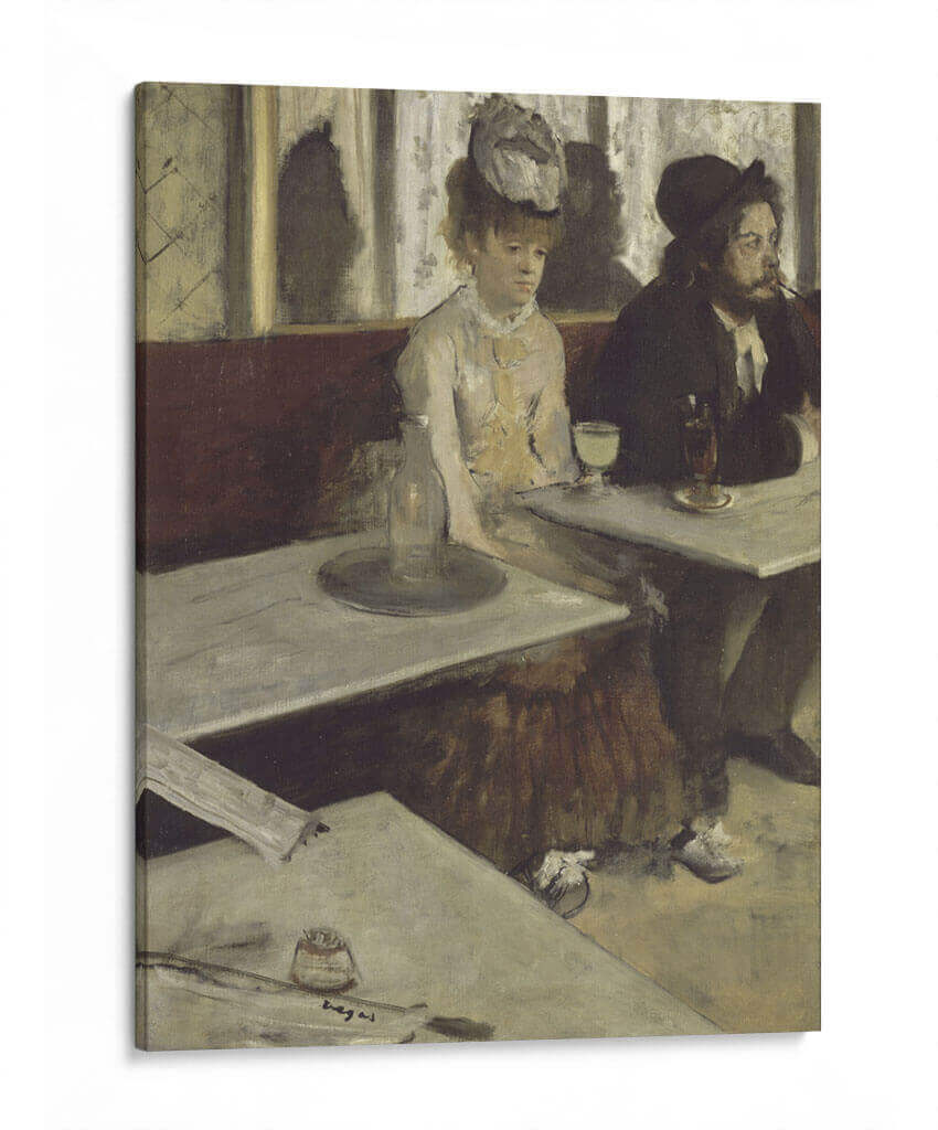 El ajenjo - Edgar Degas | Cuadro decorativo de Canvas Lab