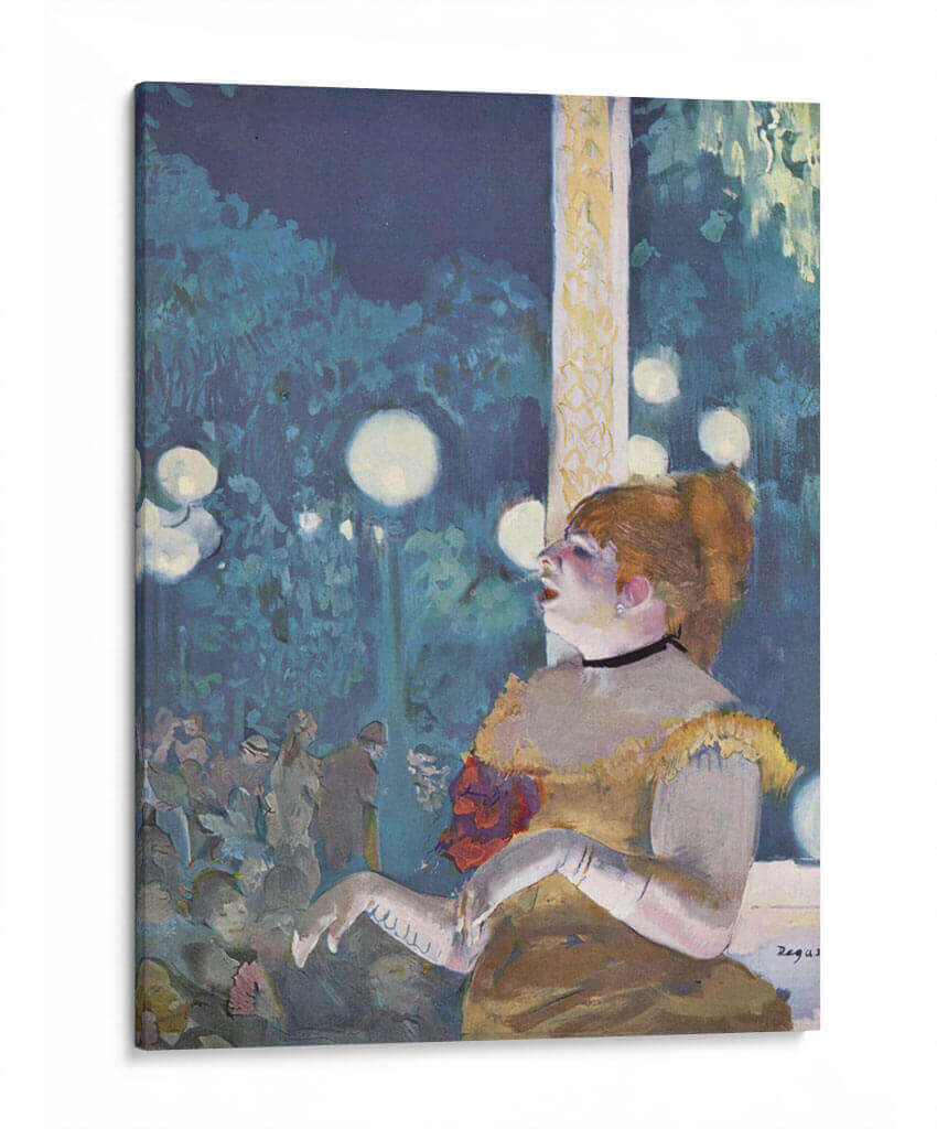 El café concierto: la canción del perro - Edgar Degas | Cuadro decorativo de Canvas Lab