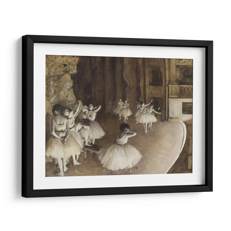 Ensayo en el escenario - Edgar Degas | Cuadro decorativo de Canvas Lab