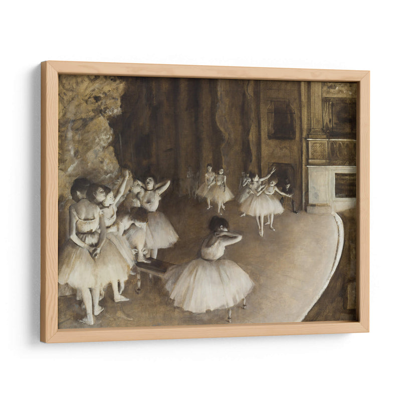 Ensayo en el escenario - Edgar Degas | Cuadro decorativo de Canvas Lab