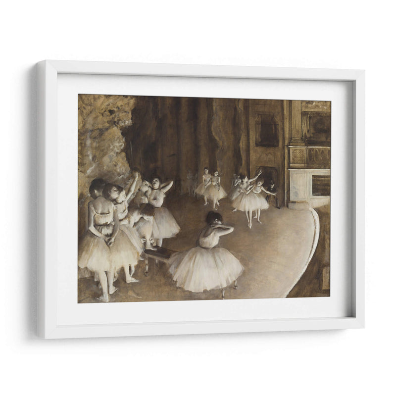 Ensayo en el escenario - Edgar Degas | Cuadro decorativo de Canvas Lab