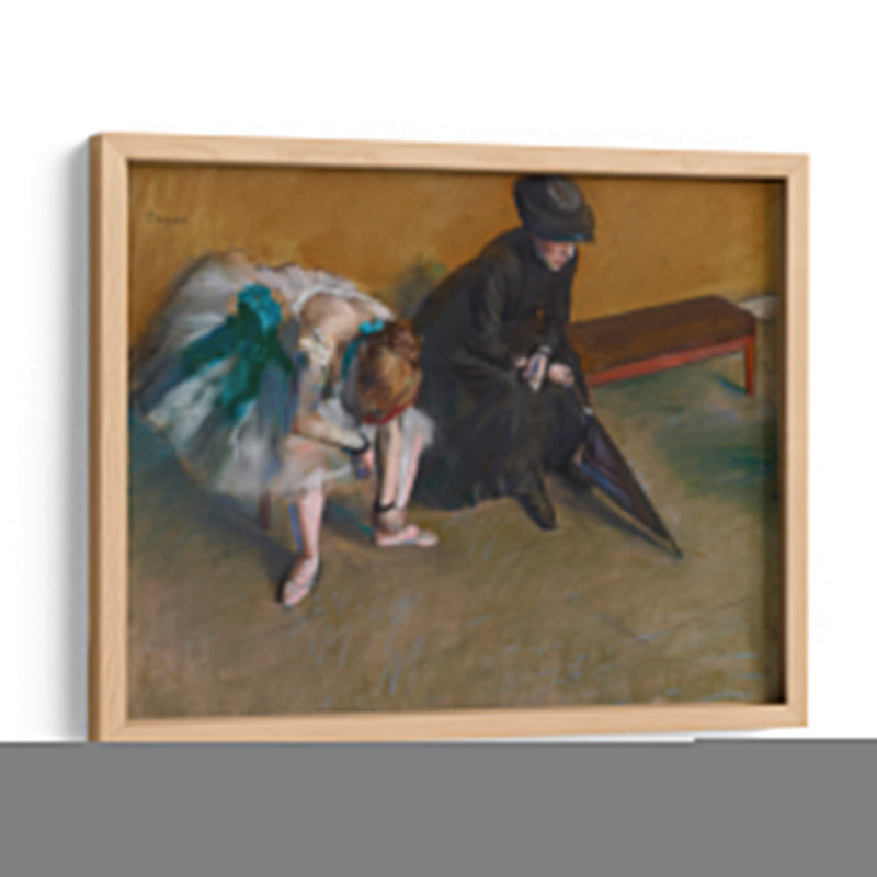La espera - Edgar Degas | Cuadro decorativo de Canvas Lab