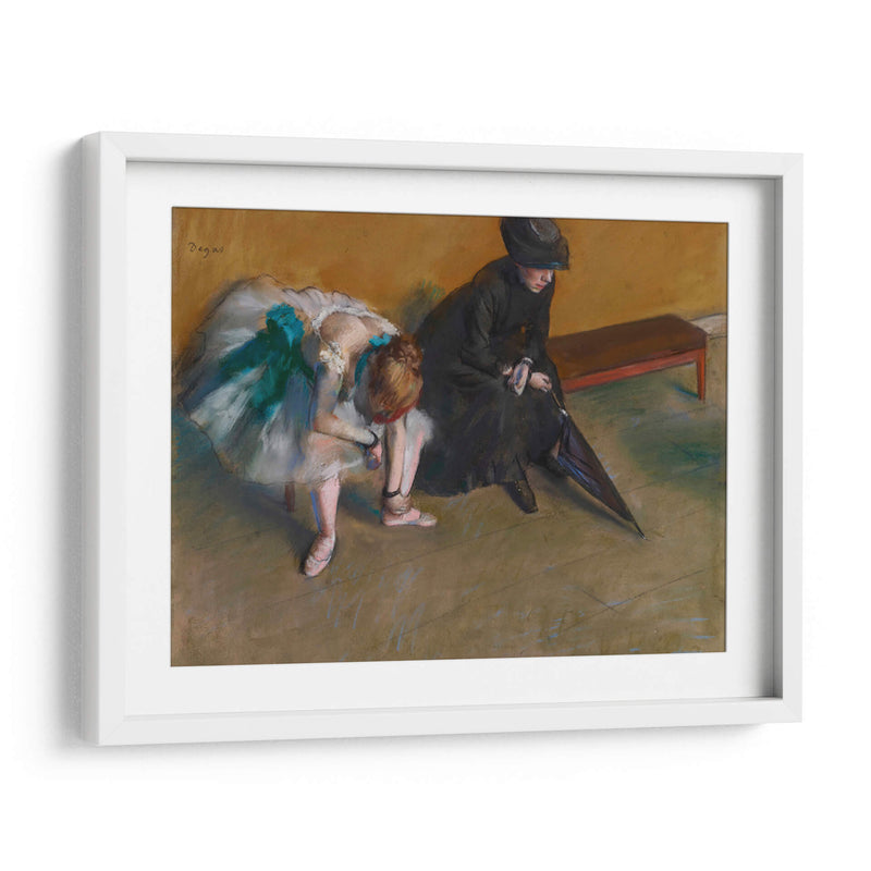 La espera - Edgar Degas | Cuadro decorativo de Canvas Lab