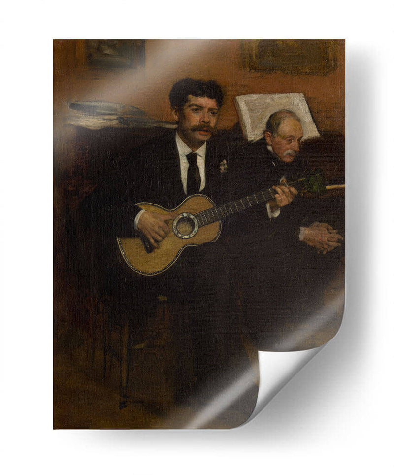 Lorenzo Pagans y Auguste de Gas - Edgar Degas | Cuadro decorativo de Canvas Lab