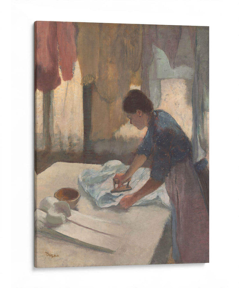 Mujer planchando - Edgar Degas | Cuadro decorativo de Canvas Lab
