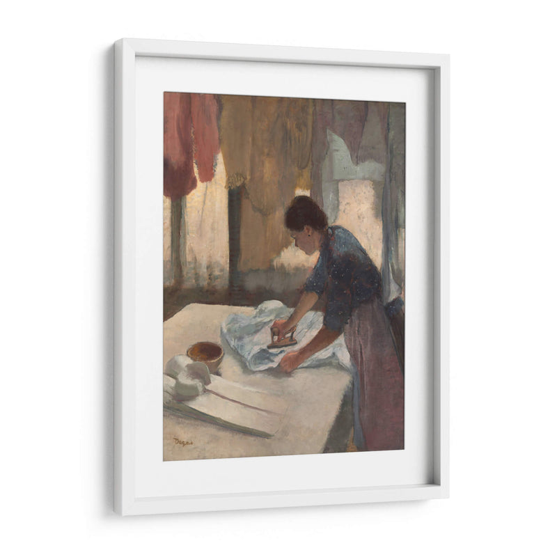 Mujer planchando - Edgar Degas | Cuadro decorativo de Canvas Lab