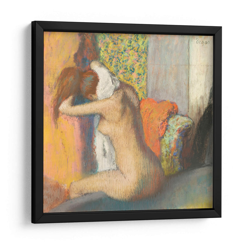 Mujer secándose después del baño - Edgar Degas | Cuadro decorativo de Canvas Lab