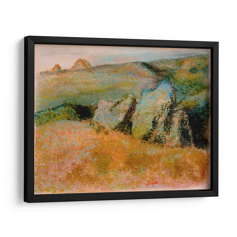 Paisaje con rocas - Edgar Degas | Cuadro decorativo de Canvas Lab