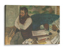 Retrato de Diego Martelli - Edgar Degas | Cuadro decorativo de Canvas Lab