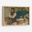 Retrato de Diego Martelli - Edgar Degas | Cuadro decorativo de Canvas Lab