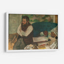 Retrato de Diego Martelli - Edgar Degas | Cuadro decorativo de Canvas Lab