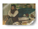 Retrato de Diego Martelli - Edgar Degas | Cuadro decorativo de Canvas Lab