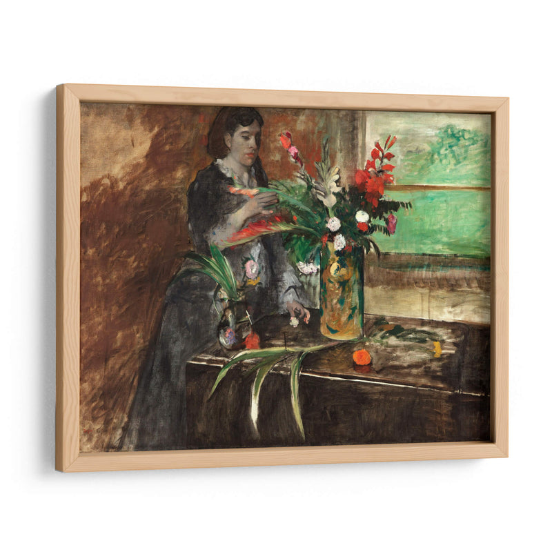 Retrato de Estelle Musson Degas - Edgar Degas | Cuadro decorativo de Canvas Lab