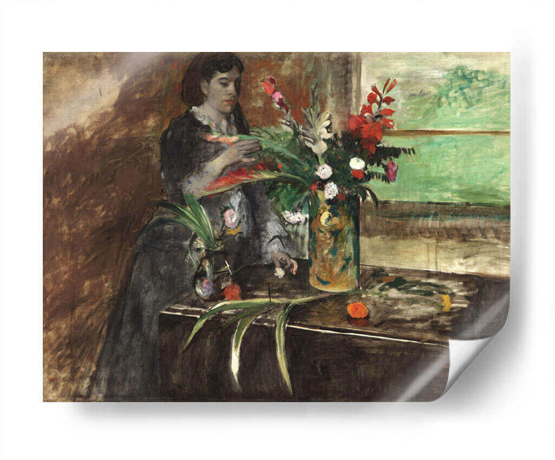 Retrato de Estelle Musson Degas - Edgar Degas | Cuadro decorativo de Canvas Lab
