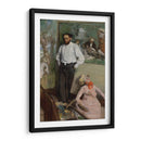 Retrato de Henri Michel-Lévy - Edgar Degas | Cuadro decorativo de Canvas Lab