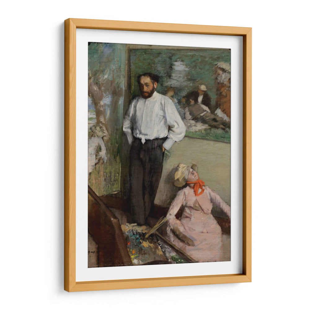 Retrato de Henri Michel-Lévy - Edgar Degas | Cuadro decorativo de Canvas Lab