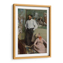 Retrato de Henri Michel-Lévy - Edgar Degas | Cuadro decorativo de Canvas Lab