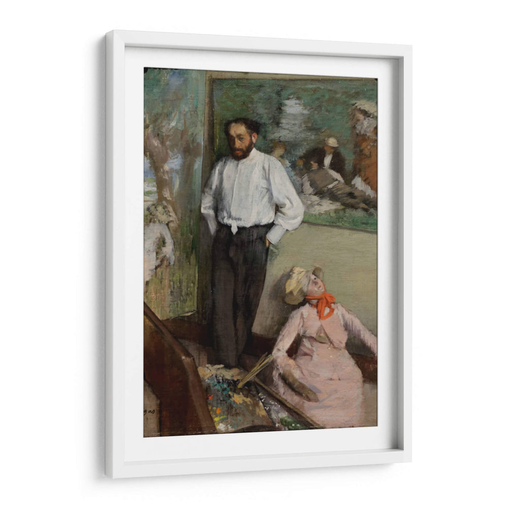 Retrato de Henri Michel-Lévy - Edgar Degas | Cuadro decorativo de Canvas Lab