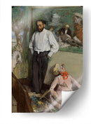 Retrato de Henri Michel-Lévy - Edgar Degas | Cuadro decorativo de Canvas Lab