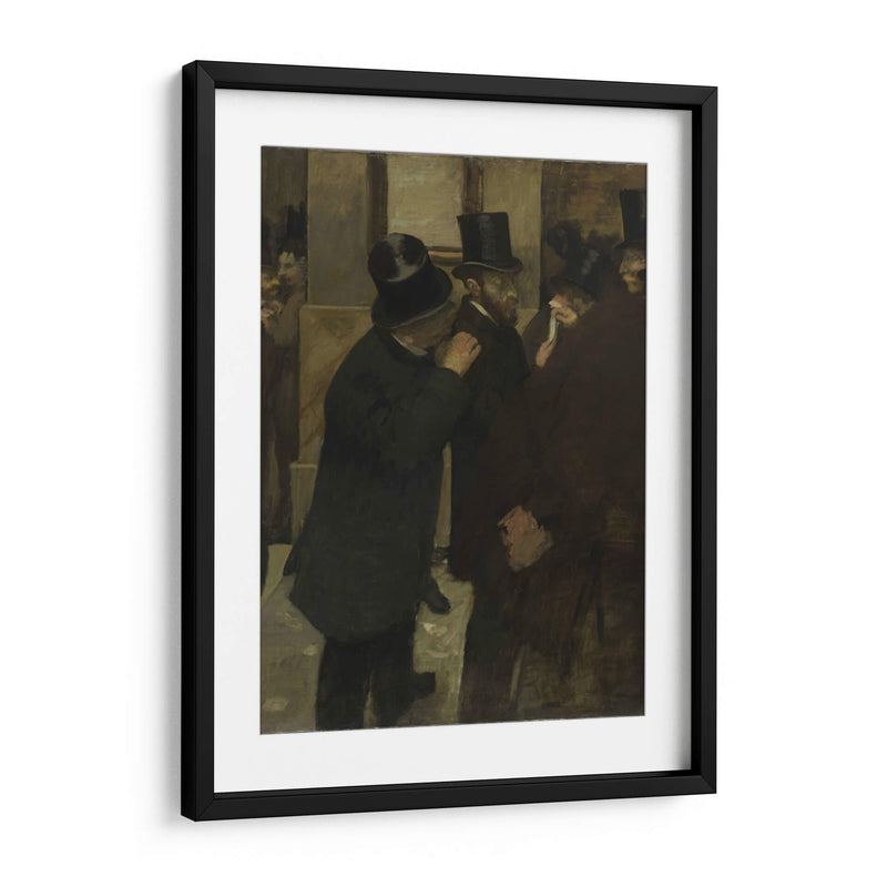 Retratos en la bolsa de valores - Edgar Degas | Cuadro decorativo de Canvas Lab