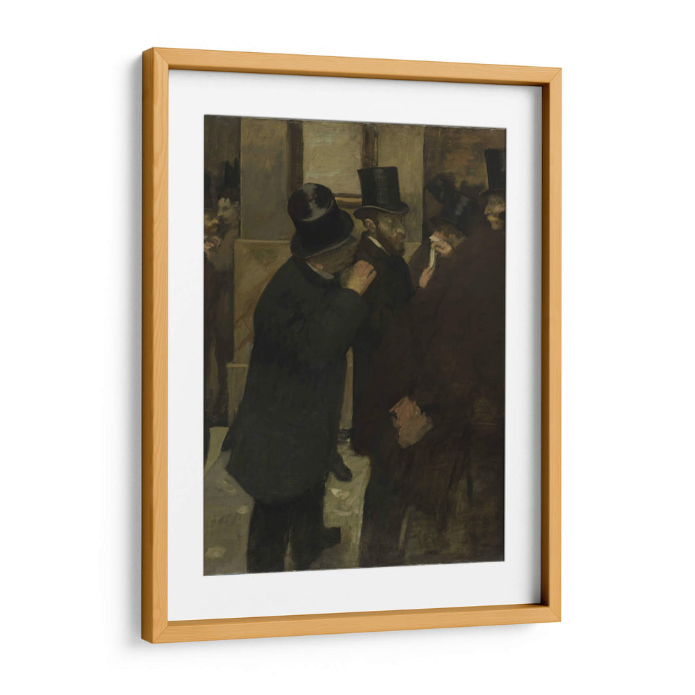 Retratos en la bolsa de valores - Edgar Degas | Cuadro decorativo de Canvas Lab