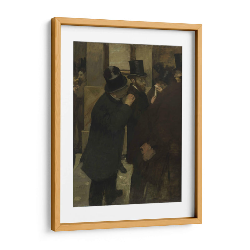Retratos en la bolsa de valores - Edgar Degas | Cuadro decorativo de Canvas Lab