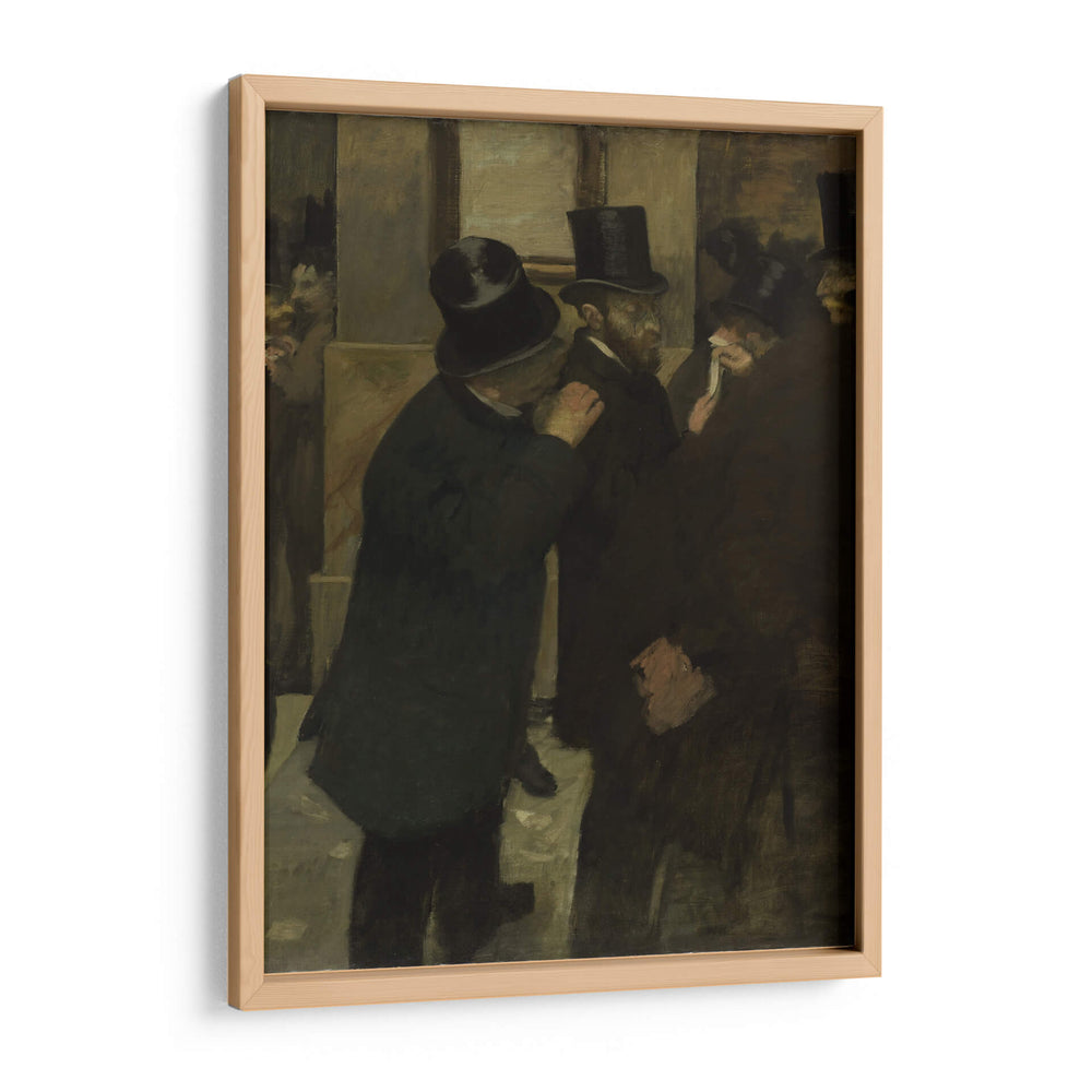 Retratos en la bolsa de valores - Edgar Degas | Cuadro decorativo de Canvas Lab