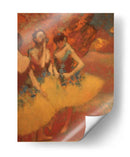 Tres bailarinas con faldas amarillas - Edgar Degas | Cuadro decorativo de Canvas Lab