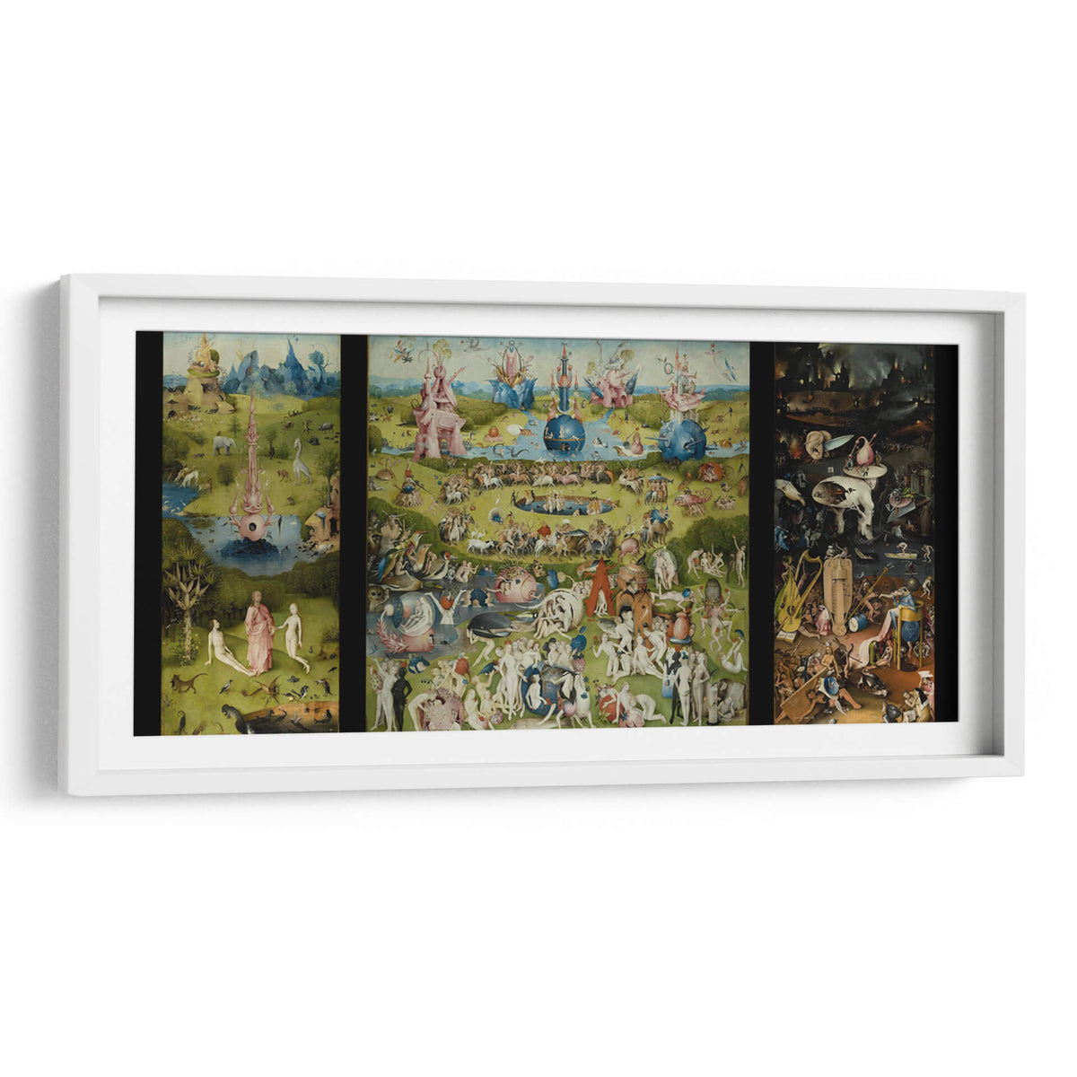 El jardín de las delicias - El Bosco Cuadro Decorativo, Canvas Lab, image size:1200x1200