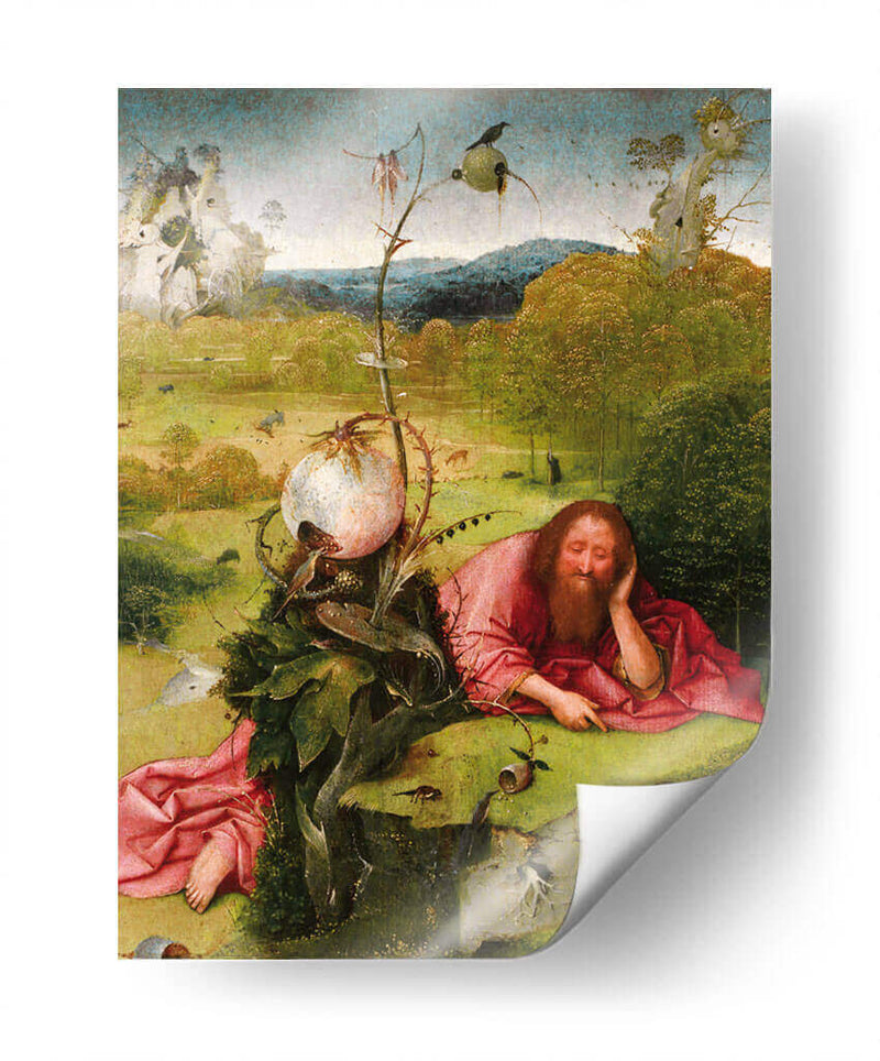 Meditaciones de san Juan Bautista - El Bosco | Cuadro decorativo de Canvas Lab