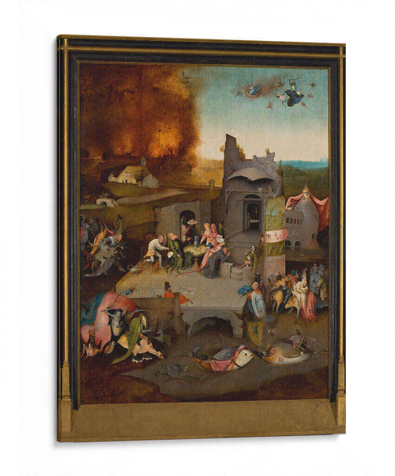 Tentación de san Antonio - El Bosco | Cuadro decorativo de Canvas Lab
