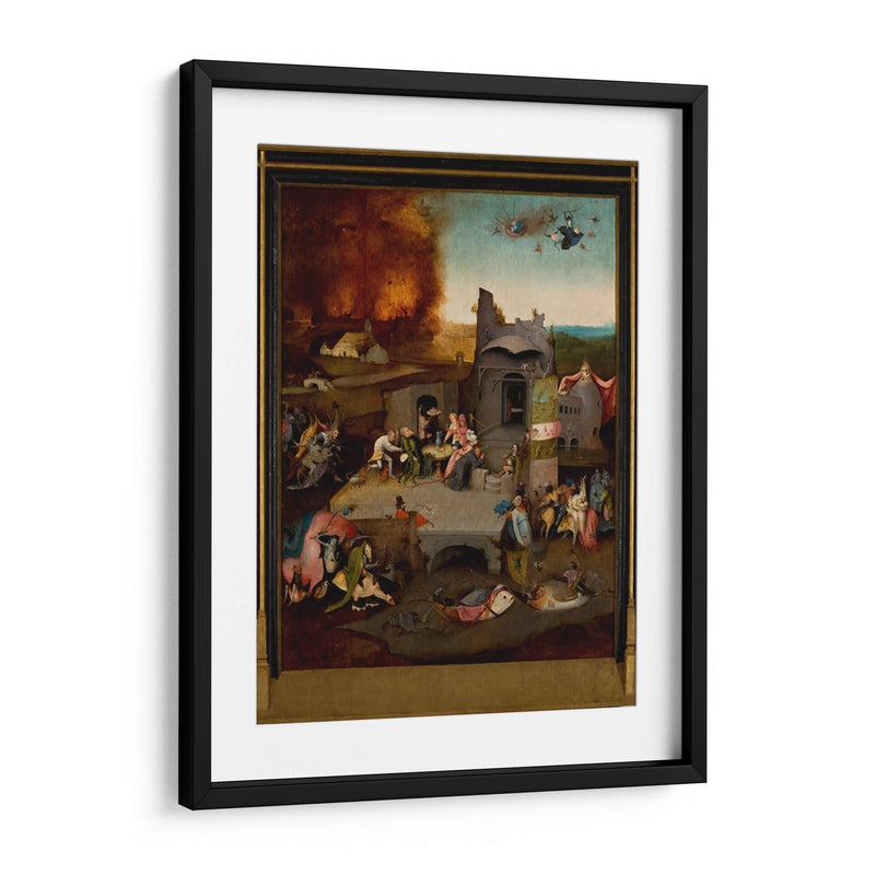 Tentación de san Antonio - El Bosco | Cuadro decorativo de Canvas Lab