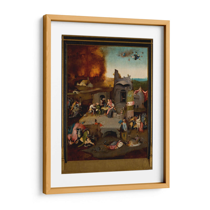 Tentación de san Antonio - El Bosco | Cuadro decorativo de Canvas Lab