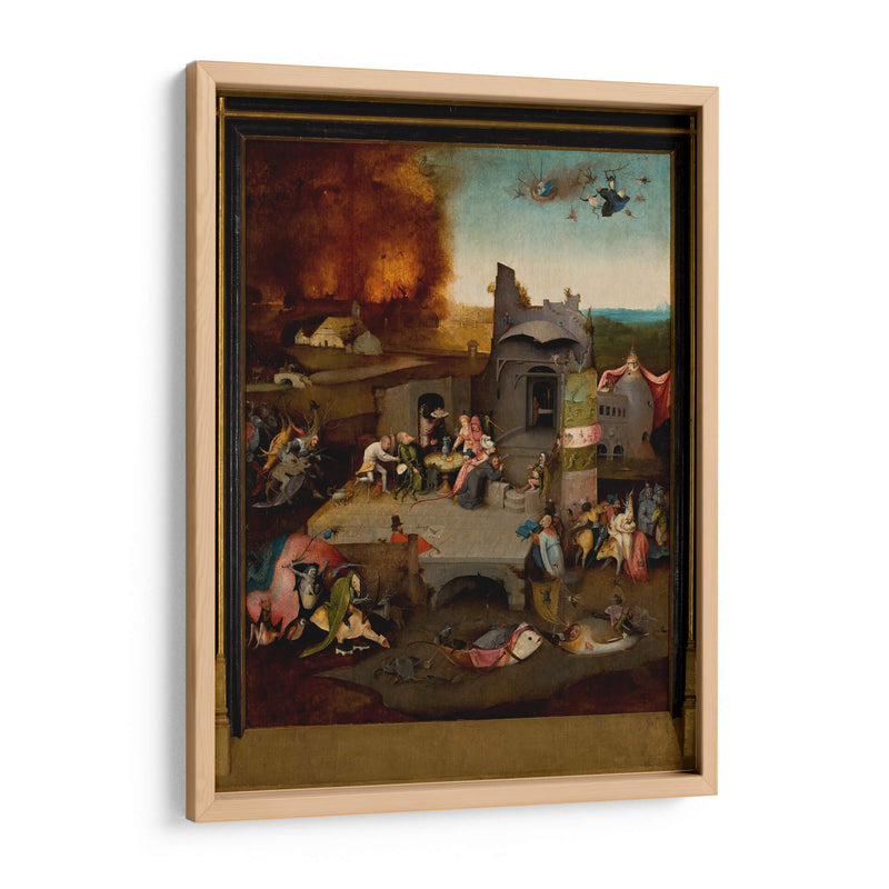 Tentación de san Antonio - El Bosco | Cuadro decorativo de Canvas Lab