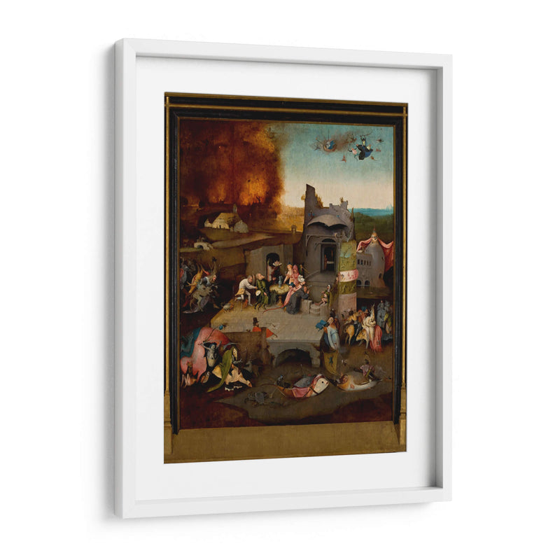 Tentación de san Antonio - El Bosco | Cuadro decorativo de Canvas Lab