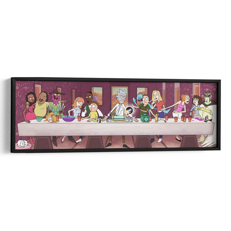 La última cena de Rick | Cuadro decorativo de Canvas Lab
