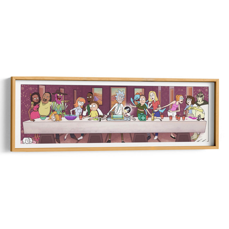 La última cena de Rick | Cuadro decorativo de Canvas Lab