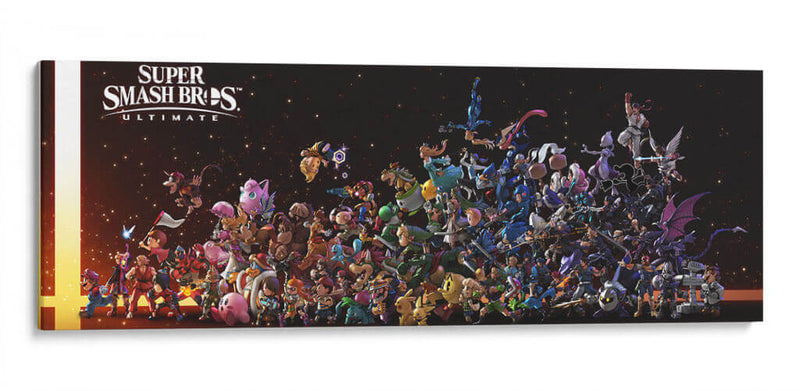 Universo Smash Bros. | Cuadro decorativo de Canvas Lab