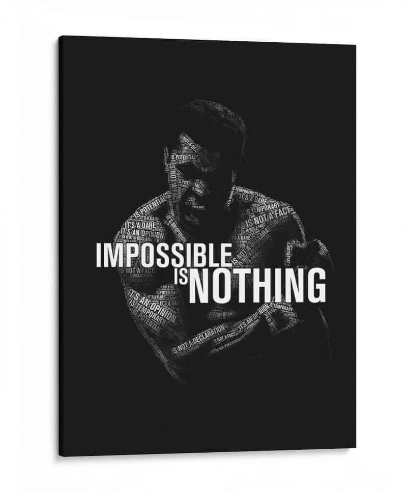 Impossible is Nothing | Cuadro decorativo de Canvas Lab