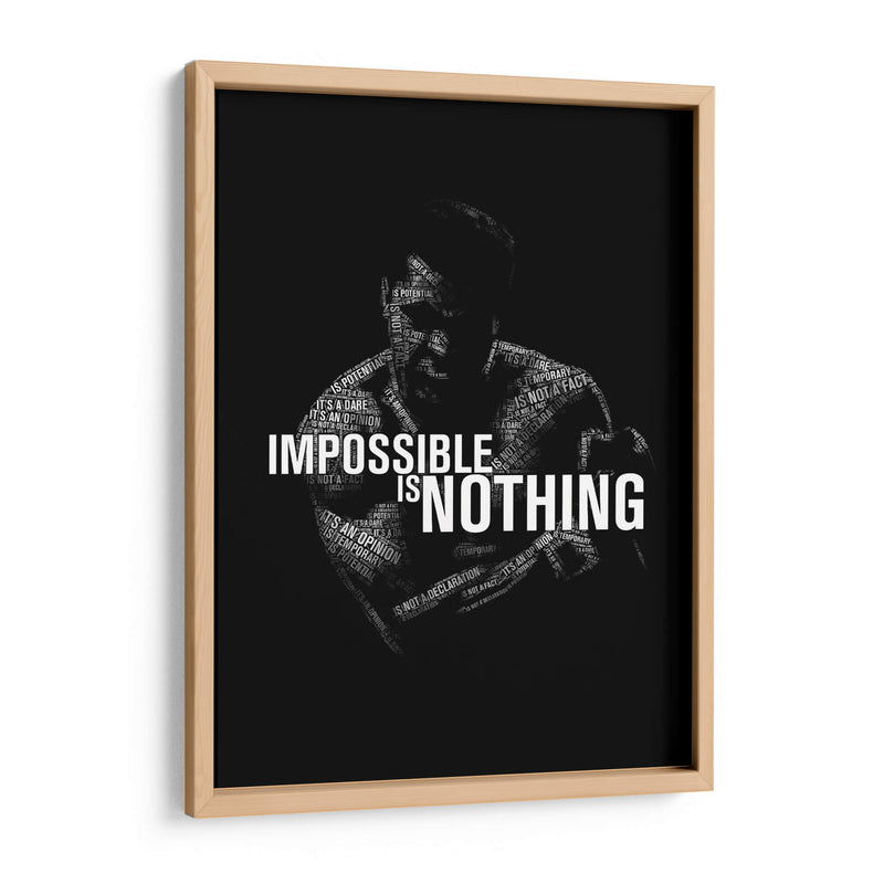 Impossible is Nothing | Cuadro decorativo de Canvas Lab